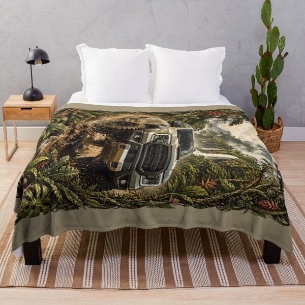 Item preview, Rugged Four Wheel Drive Adventure Vehicle Outdoor Illustration designed and sold by BorgSpareParts.