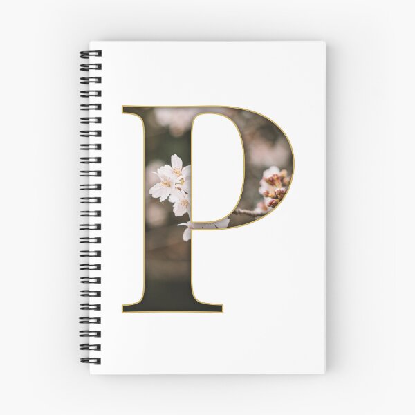 Item preview, Japanese Plum Blossom Letter P designed and sold by InakaLifePhoto.
