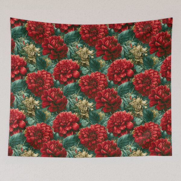 Item preview, Beautiful Dahlias Flower  - Flower Garden Pattern  - Gift Sets For Women designed and sold by RoyalStarsPatts.