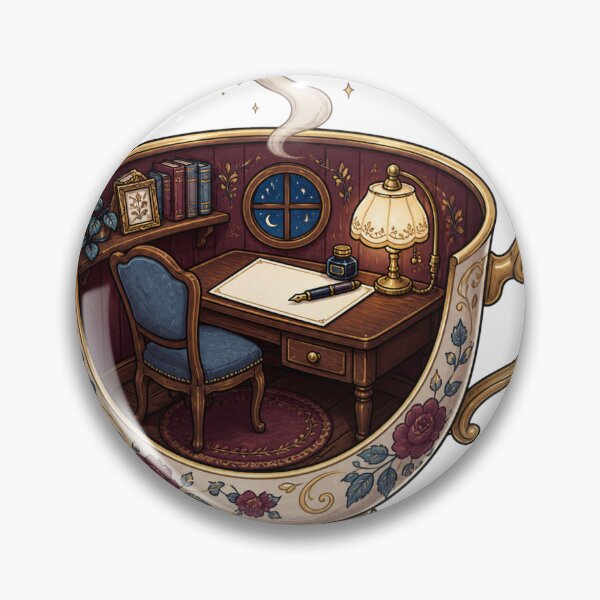 Item preview, Writing Room Inside a Teacup designed and sold by GoverArt.