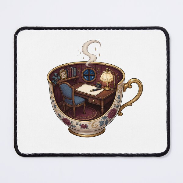 Item preview, Writing Room Inside a Teacup designed and sold by GoverArt.