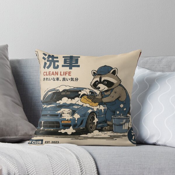 Item preview, Raccoon Car Wash designed and sold by Kleksi.