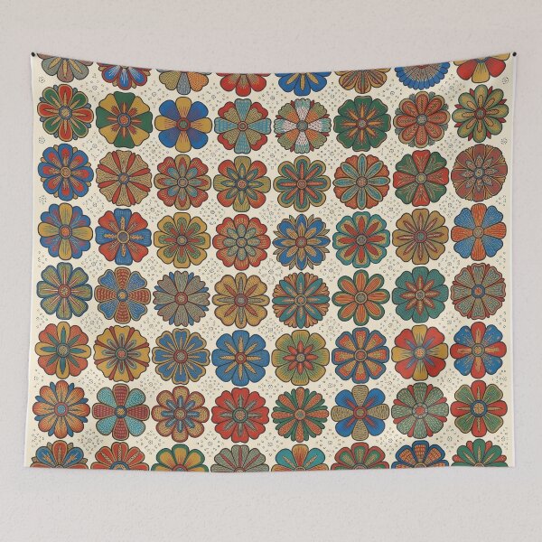 Item preview, Radial Tyranny: The Symmetrical Naive Botanical Grid designed and sold by FreiherrPK.