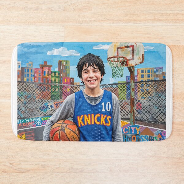 Item preview, Teenage Boy Street Basketball Portrait designed and sold by Home Decor Art.