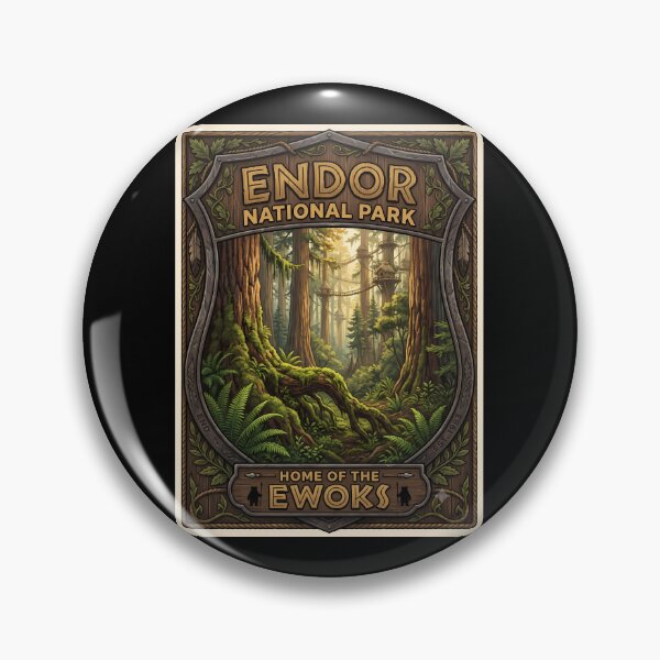 Item preview, Endor National Park: Home of the Ewoks designed and sold by FrontierCosmic.