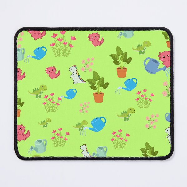 Item preview, Little Dino Gardening Seamless Pattern for Kids and Aesthetic Decor designed and sold by TheQuoteStudio.