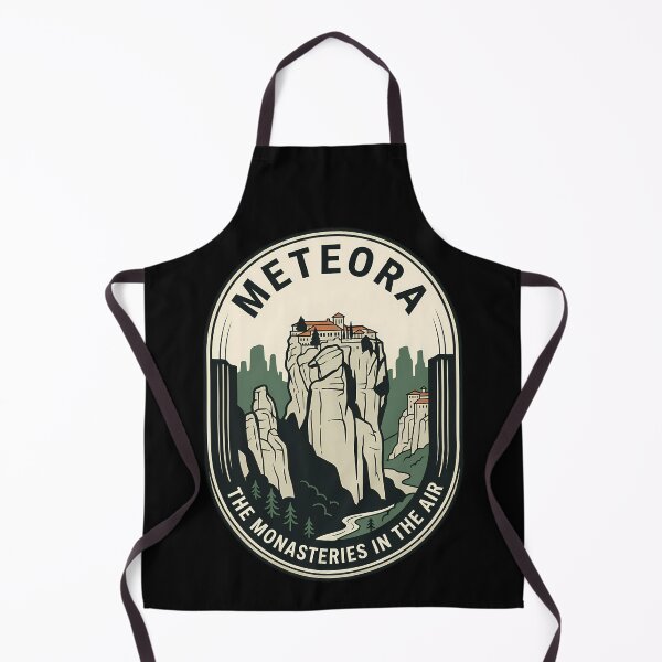 Item preview, Meteora Greece Monasteries Vintage Travel Emblem designed and sold by k3rstman1.
