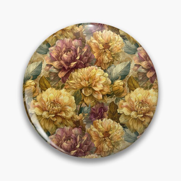 Item preview, Edgy Dahlias Texture - Tropical Flower Pattern  - Gifts For Couples designed and sold by RoyalStarsPatts.