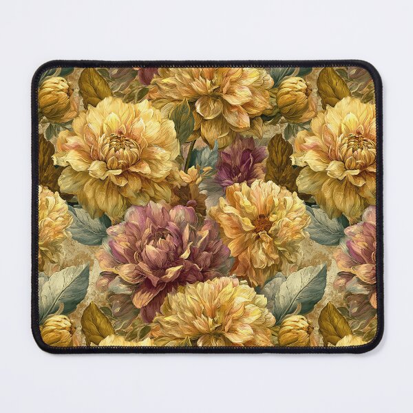 Item preview, Edgy Dahlias Texture - Tropical Flower Pattern  - Gifts For Couples designed and sold by RoyalStarsPatts.
