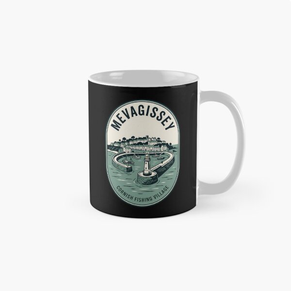 Item preview, Mevagissey Cornish Fishing Village Vintage Travel Emblem designed and sold by k3rstman1.