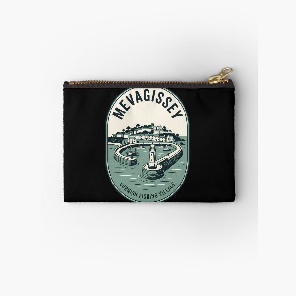 Item preview, Mevagissey Cornish Fishing Village Vintage Travel Emblem designed and sold by k3rstman1.