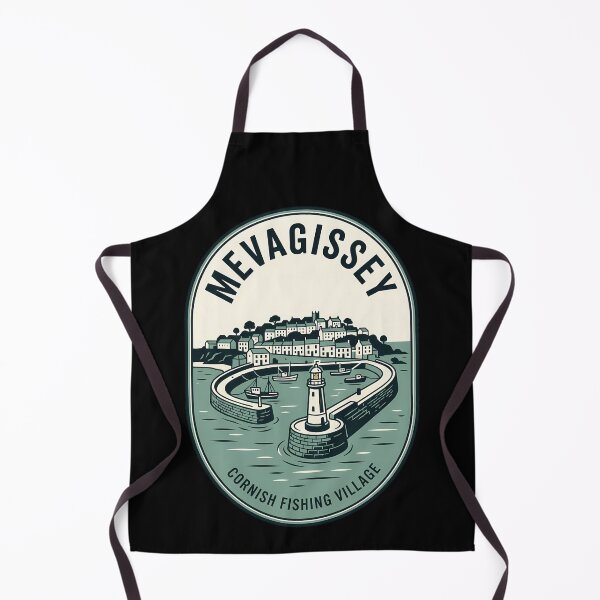 Item preview, Mevagissey Cornish Fishing Village Vintage Travel Emblem designed and sold by k3rstman1.