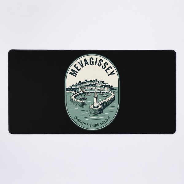 Item preview, Mevagissey Cornish Fishing Village Vintage Travel Emblem designed and sold by k3rstman1.