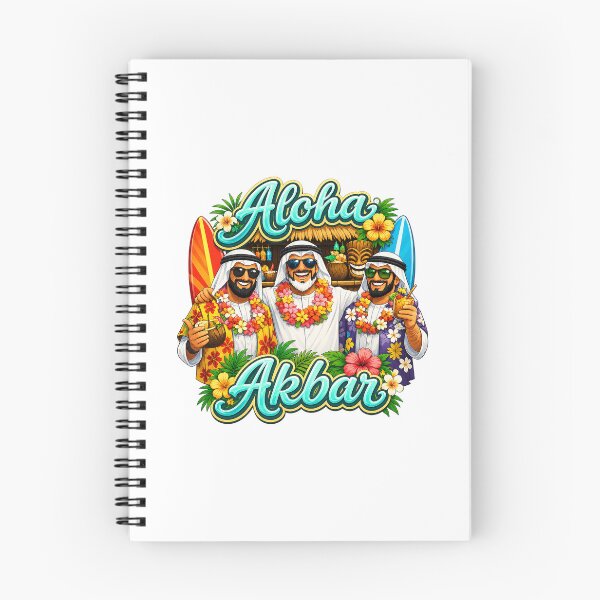 Item preview, Aloha Akbar Funny Arabian Tropical Holiday Party Design designed and sold by UrbanKangaroo.