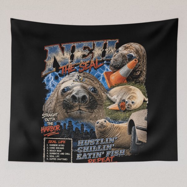 Item preview, Vintage Neil The Seal Become Ungovernable Shirt, Funny Animal Meme T-Shirt, Retro Tasmania Elephant Seal Graphic Tee, Streetwear Shirt designed and sold by LiuTiuuu.