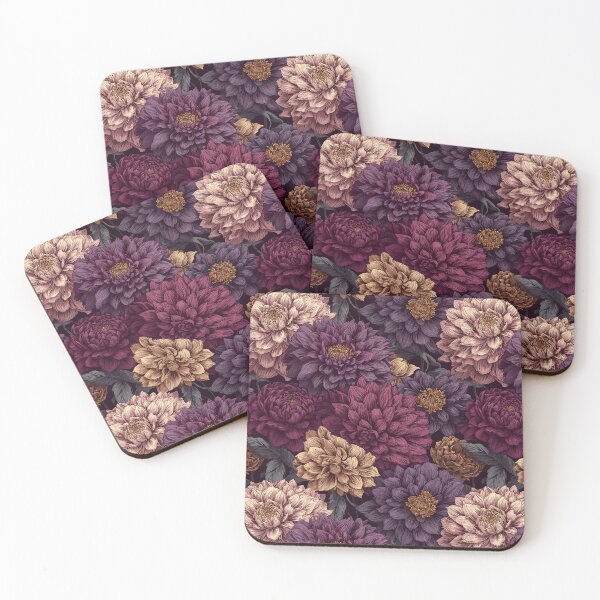Item preview, Blooming Dahlias Texture  - Botanical Garden Pattern  - Gifts For Coworkers designed and sold by RoyalStarsPatts.
