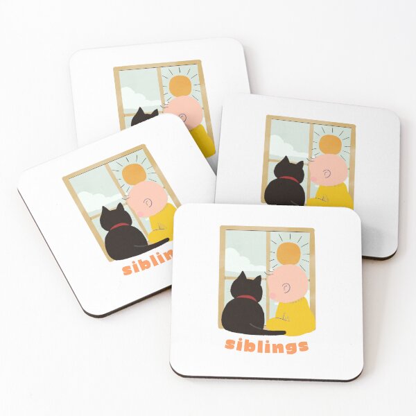 Item preview, Black cat & baby siblings designed and sold by Melo&Mia.