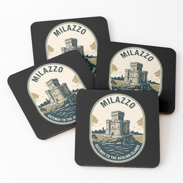 Item preview, Milazzo Sicily Vintage Travel Emblem Aeolian Islands designed and sold by k3rstman1.