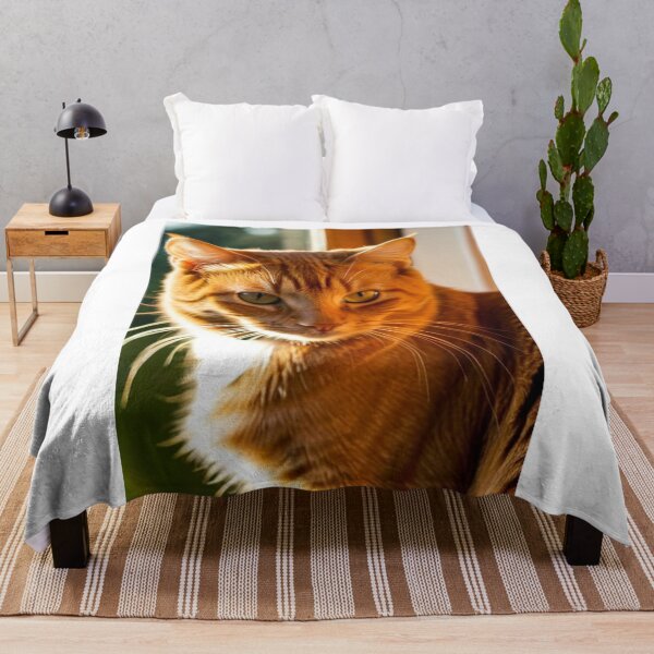 Item preview, Animals - Ginger Tabby Cat, Portrait in Golden Light designed and sold by World-Pets.