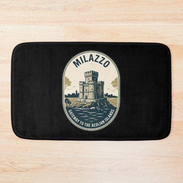 Item preview, Milazzo Sicily Vintage Travel Emblem Aeolian Islands designed and sold by k3rstman1.
