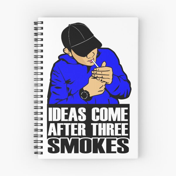 Item preview, Ideas come after three smokes designed and sold by AdrianShirt.
