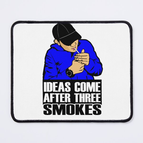 Item preview, Ideas come after three smokes designed and sold by AdrianShirt.