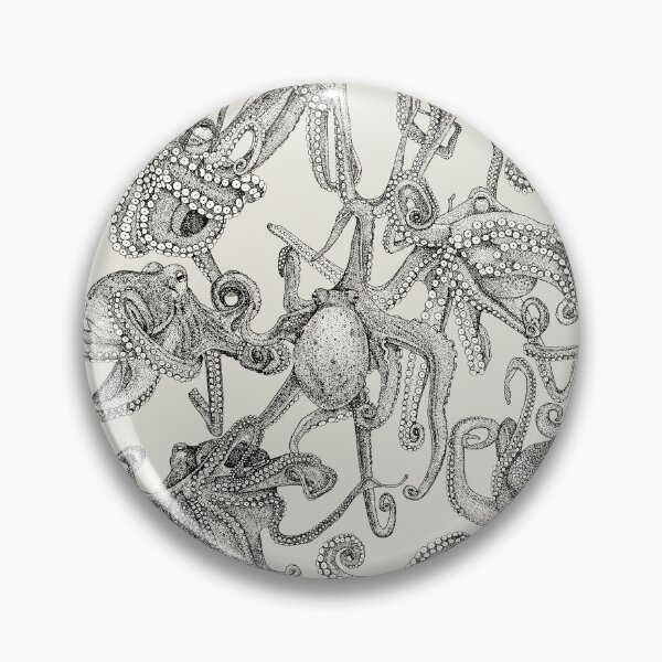 Item preview, just octopuses black strong white designed and sold by scrummy.