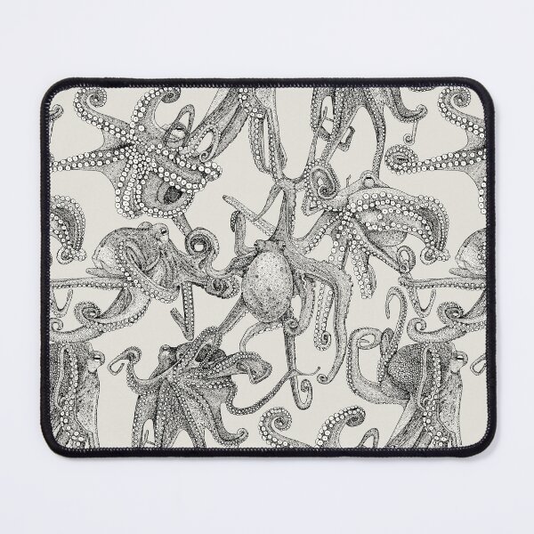 Item preview, just octopuses black strong white designed and sold by scrummy.