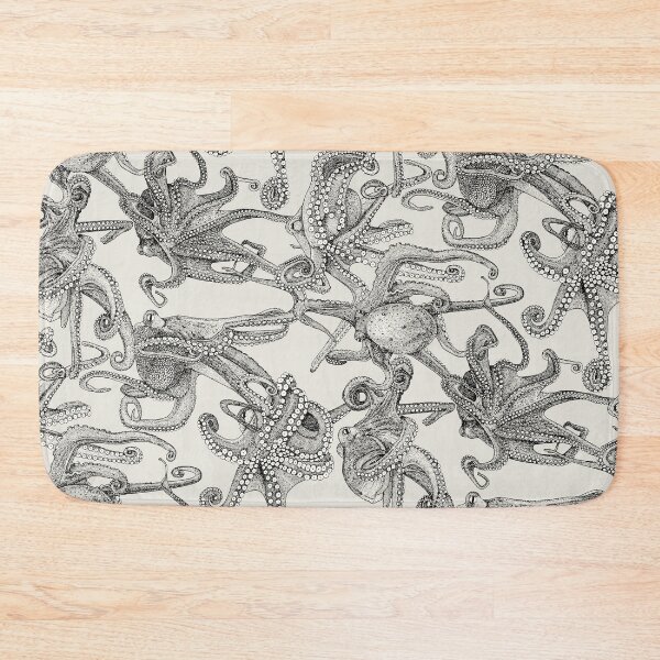 Item preview, just octopuses black strong white designed and sold by scrummy.