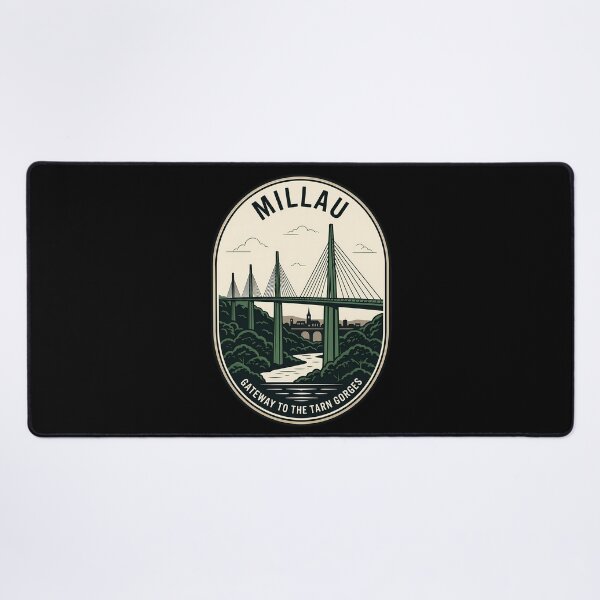 Item preview, Millau Viaduct France Vintage Travel Emblem designed and sold by k3rstman1.