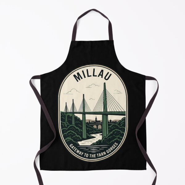 Item preview, Millau Viaduct France Vintage Travel Emblem designed and sold by k3rstman1.