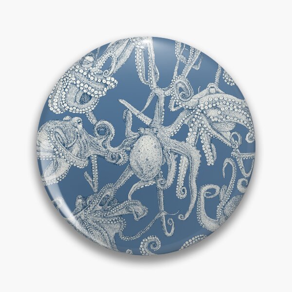 Item preview, just octopuses cobalt denim designed and sold by scrummy.