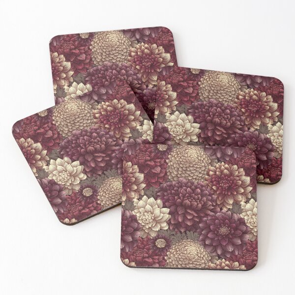 Item preview, Cute Dahlias Print  - Flower Bouquet Pattern  - Gifts For Dad designed and sold by RoyalStarsPatts.