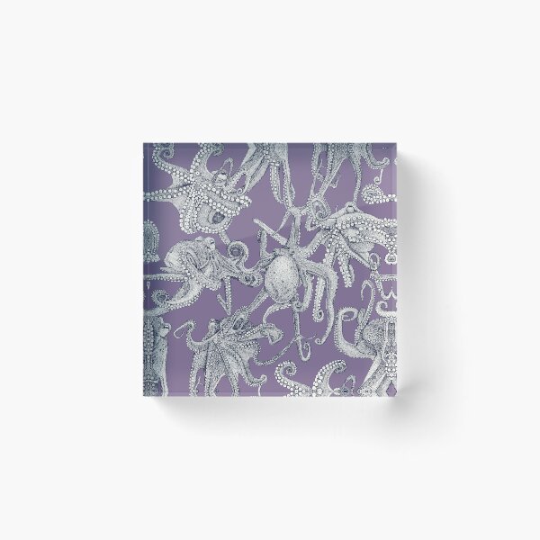 Item preview, just octopuses navy blue violet designed and sold by scrummy.