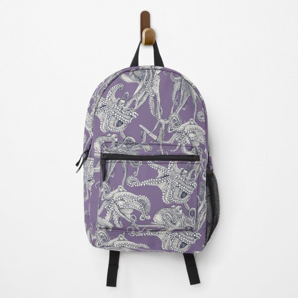 Item preview, just octopuses navy blue violet designed and sold by scrummy.