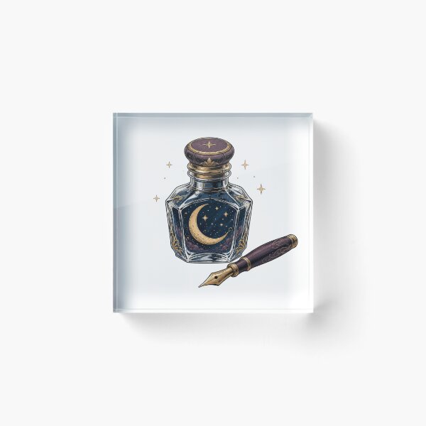 Item preview, Moon Captured in an Ink Bottle designed and sold by GoverArt.