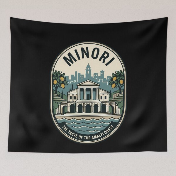 Item preview, Vintage Travel Emblem Minori Amalfi Coast Italy designed and sold by k3rstman1.
