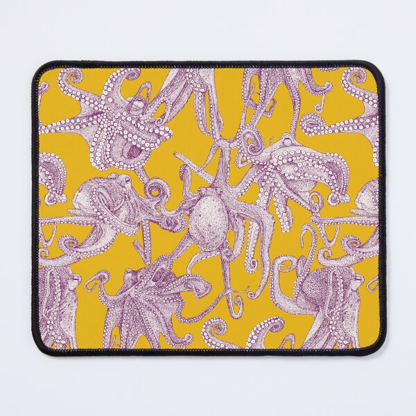 Item preview, just octopuses purple yellow designed and sold by scrummy.