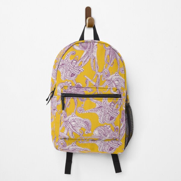 Item preview, just octopuses purple yellow designed and sold by scrummy.