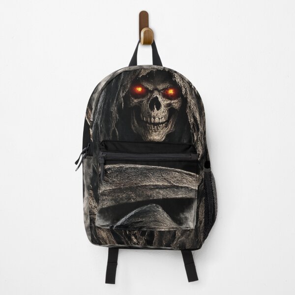 Item preview, Dark Grim Reaper Skeleton With Scythe Horror Fantasy Design designed and sold by SkeletonMood.