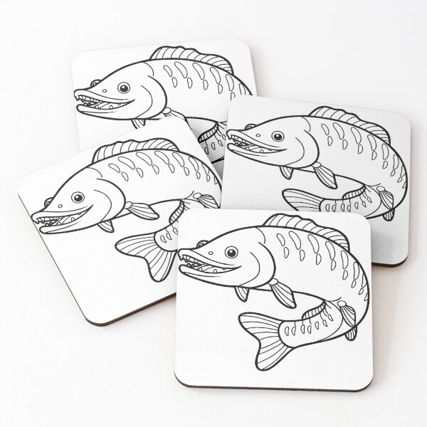 Item preview, Northern Pike Illustration designed and sold by ArtPer-design.