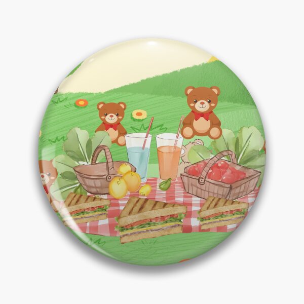 Item preview, Cute teddy bear picnic Seamless Pattern for Kids and Aesthetic Decor designed and sold by TheQuoteStudio.