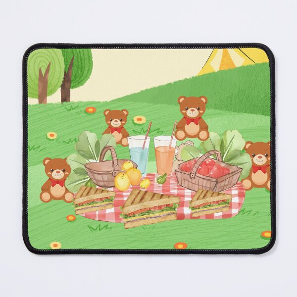 Item preview, Cute teddy bear picnic Seamless Pattern for Kids and Aesthetic Decor designed and sold by TheQuoteStudio.