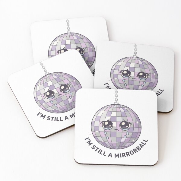 Item preview,  Im Still A Mirrorball Cute Sad Disco Ball Sticker designed and sold by ctbrtn.