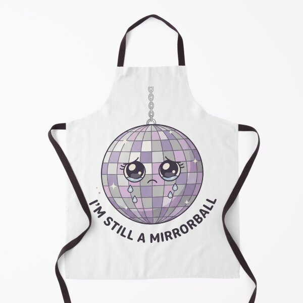 Item preview, Im Still A Mirrorball Cute Sad Disco Ball Sticker designed and sold by ctbrtn.