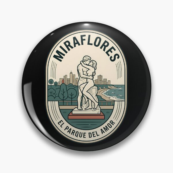 Item preview, Miraflores El Parque Del Amor Vintage Travel Emblem designed and sold by k3rstman1.