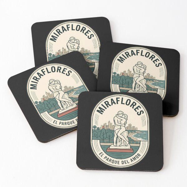 Item preview, Miraflores El Parque Del Amor Vintage Travel Emblem designed and sold by k3rstman1.