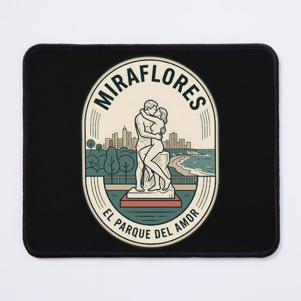 Item preview, Miraflores El Parque Del Amor Vintage Travel Emblem designed and sold by k3rstman1.