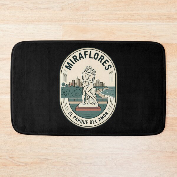 Item preview, Miraflores El Parque Del Amor Vintage Travel Emblem designed and sold by k3rstman1.
