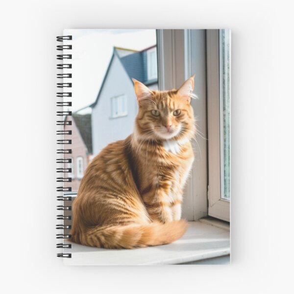 Item preview, Animals - Ginger Tabby Cat, Serene Contemplation at the Window designed and sold by World-Pets.
